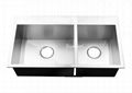 16 Gauge 60/40 Double Topmount Stainless Handmade Sink