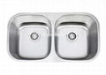 cUPC 50/50 Double Bowl Undermount Stailess Steel Sink