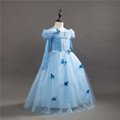 Hot Selling Children Dress Role Play Frozen Elsa Princess Dress