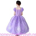 Sofia Princess Dress Kids Halloween Costumes Christmas Party Children Dress 2