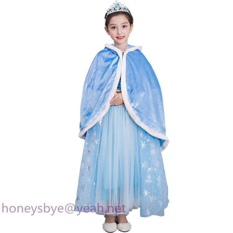 Princess Dress for Children Halloween Christmas Costume Birthday Party Dress 3