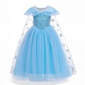 Hot Sale Elsa Princess Costumes Kids Party Dress Frozen Children Dress 1