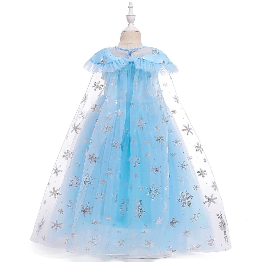 Hot Sale Elsa Princess Costumes Kids Party Dress Frozen Children Dress 3