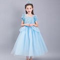 Kids Party With Cinderall Dress Christmas Costumes Children Party Dress 1