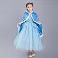 Kids Party With Cinderall Dress Christmas Costumes Children Party Dress