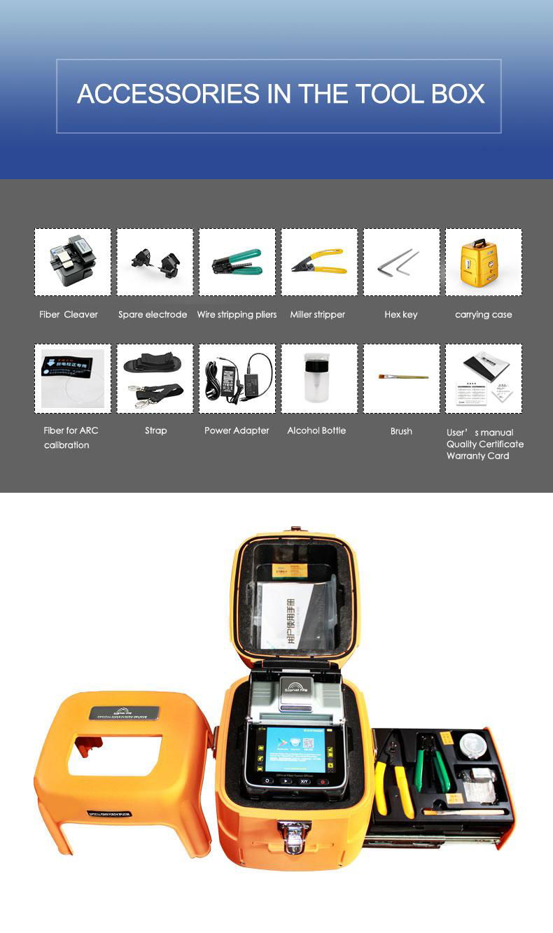 fiber optic cable splicer six-motor welding machine AI-7C 5