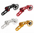 Custom cnc machining aluminum bike tensioner with colorful anodized 1