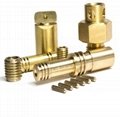 cnc turning brass gas burner parts