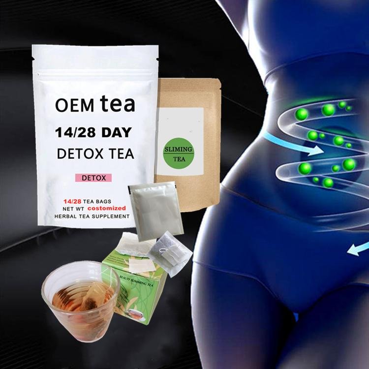 Flat Tummy Skinny Detox Tea Caffeine Sugar Free Slimming Tea 