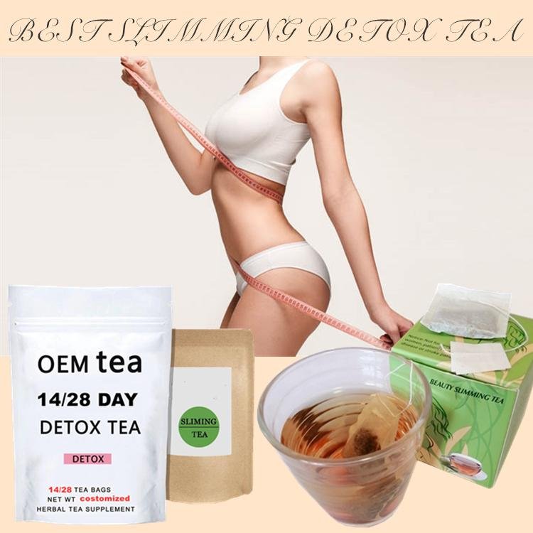 Flat Tummy Skinny Detox Tea Caffeine Sugar Free Slimming Tea  4
