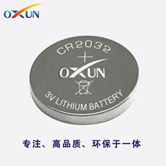 廠家直銷CR2032紐扣電池 後備電源 CMOS電池 OXUN歐迅電池