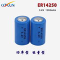 Lithium battery ER14250 battery water meter battery