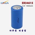 ER34615 lithium sub-battery sensor alarm battery 3