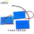 523450 rechargeable lithium battery, acoustic aluminum battery, radio battery