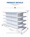 Store shelves display supermarket wooden shelf gondola shelving  1