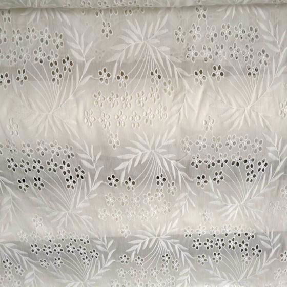 on cotton lace chiffon fabric embroidery 2