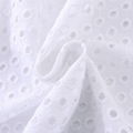 100  %  cotton embroidered fabric lace