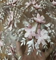 hand french beaded lace fabric embroidery