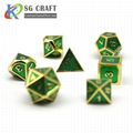 custom metal dice metal dice set 2