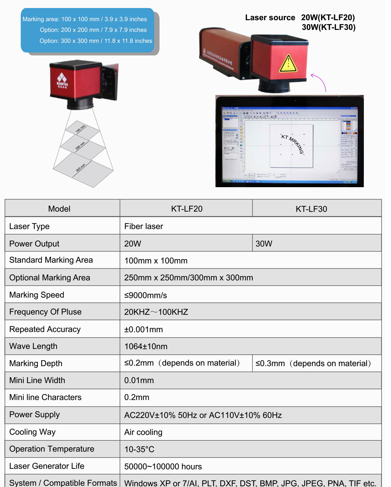 50w laser marking machine for deep engraver 3