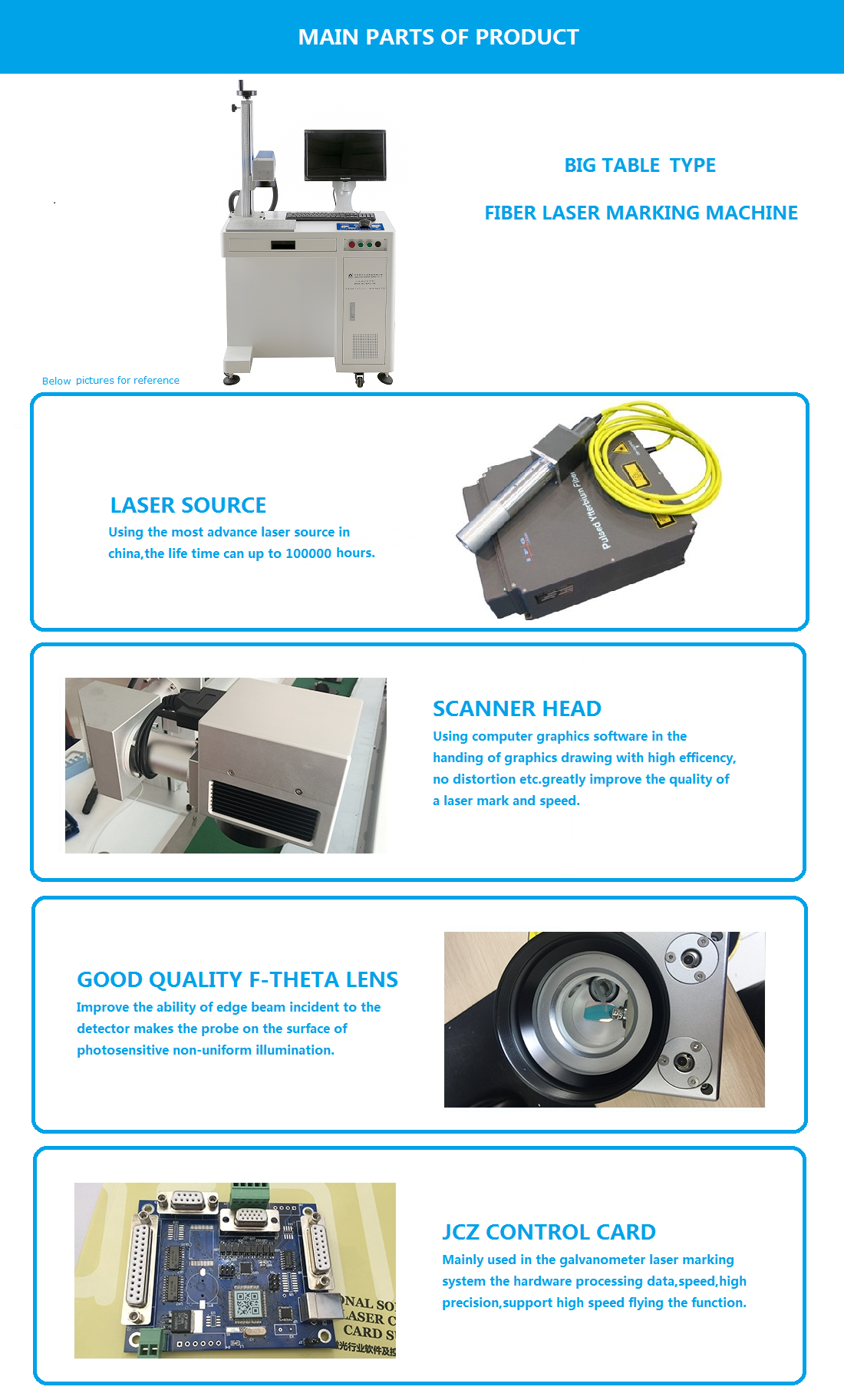 50w laser marking machine for deep engraver 4