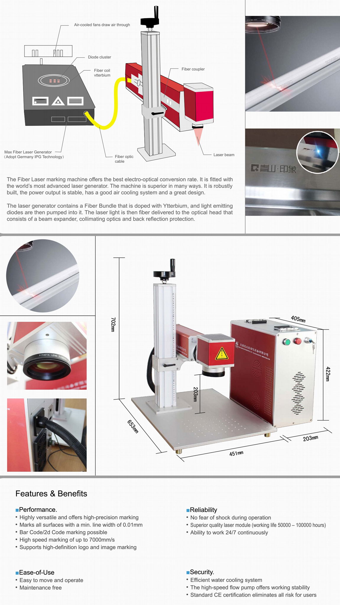 20w desktop fiber laser marking machine 3
