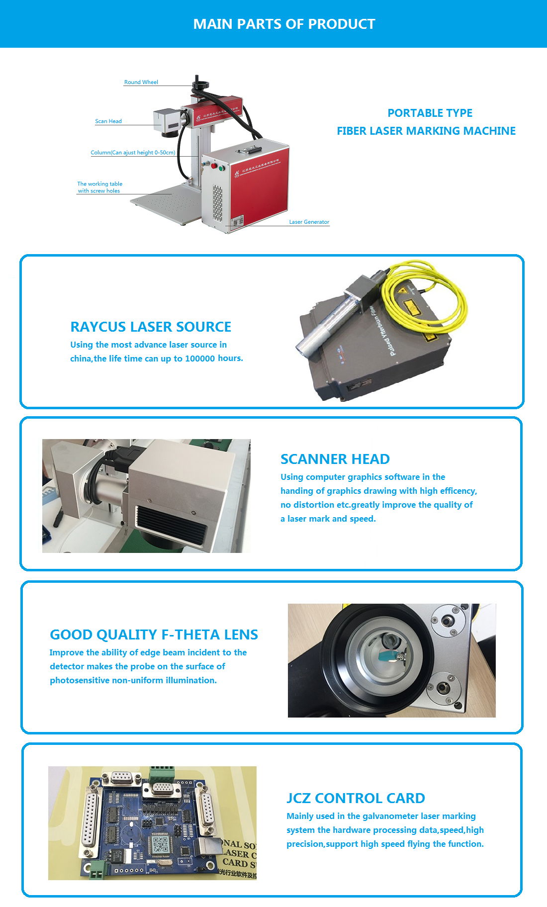 30w desktop fiber laser marking machine 2