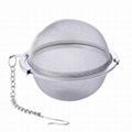 Stainless steel mesh ball shape tea