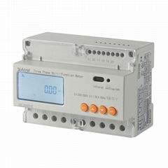 ADL3000-E/C direct input  3*220/380V 10(80) A kwh solar PV power meter rs485 