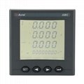 AMC96-E4/KC LCD rs485 modbus 3 phase digital kwh energy meter with 4DI/2DO 2