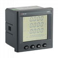 AMC96L-E4/KC 96*96mm harmonic watt-hour digital meter with rs485 modbus 3
