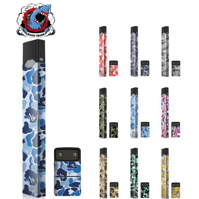 MAGCISHARK Adhesive Sticker skin custom design for Juul ecigs 4