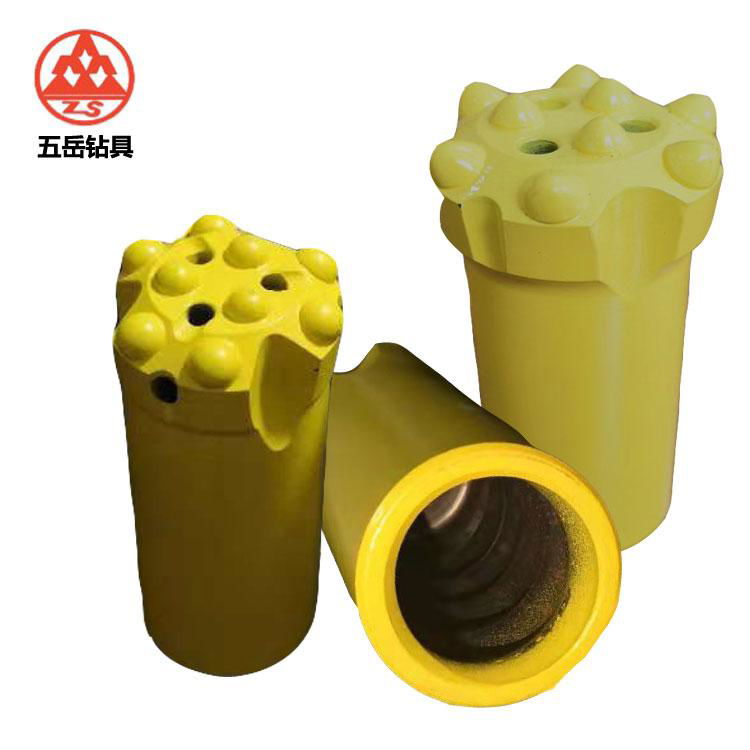 9-pillar R32 thread connection of heavy ball-tooth bit for hydraulic trolley