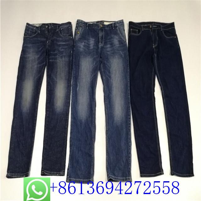 Used clothing fashion mens jeans pants