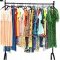 coloful second hand quality clothes in