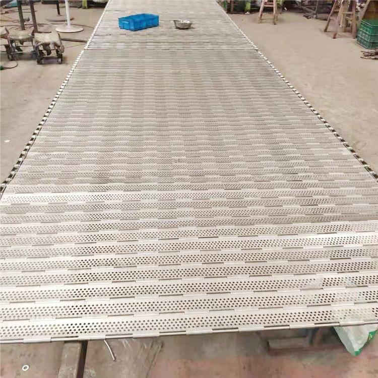 杭州廠家直銷耐高溫食品烘乾不鏽鋼鏈板輸送帶 4