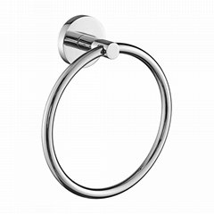 Modern Hotel Round Wall Mount Towel Ring