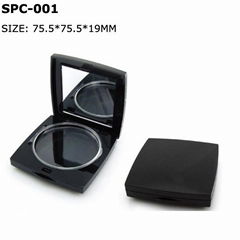 Plastic compact powder case packaging cosmetic compact