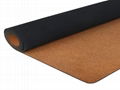 High density travel durable foldable coconut yoga mat with rope 3