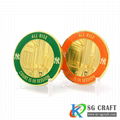 HIGH QUALITY CUSTOM 3D ENAMEL GOLD PLATED  CHALLENGE COIN