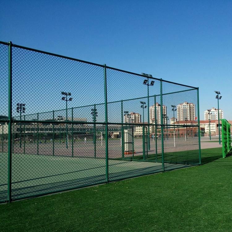 使用中的深圳DH214型球场围栏网