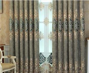 Factory Supply High Grade Soft and Drapely Simple Style Solid Window curtains 1