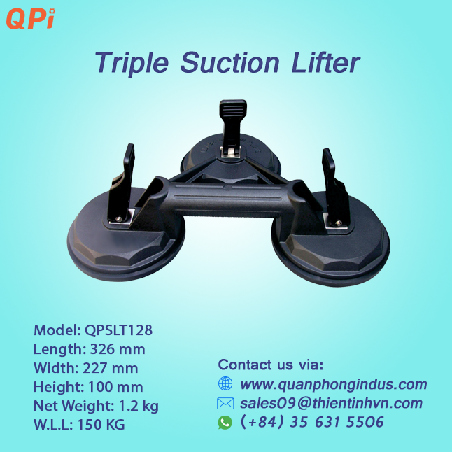 Triple Suction Lifter QPSLT128 Quan Phong (Vietnam Manufacturer