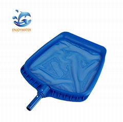 Heavy duty plastic leaf skimmer and rake