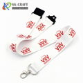 Polyester custom tubular printing lanyards 5