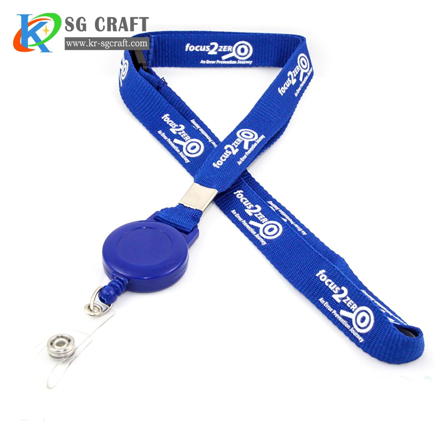 Custom high quality Sublimation printed Polyester id card holder neck lanyard 5