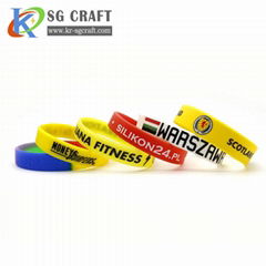 Custom Promotional Silicone Wristband.