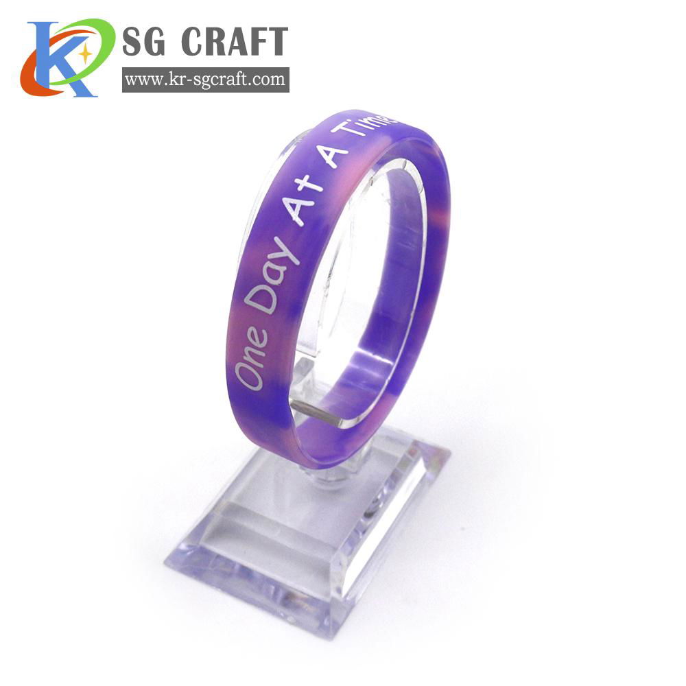 Custom Promotional Silicone Wristband. 4