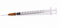 1ml medical plastic disposable syringe ce certification