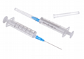 Medical 5ml/10ml/20ml two part disposable syringes